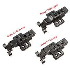 Bản lề giảm chấn cánh kính Eurogold WG02