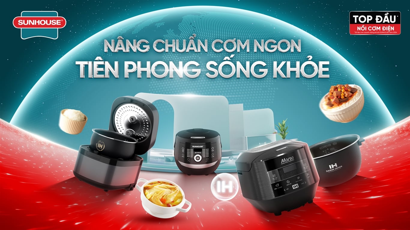 Nồi cơm điện tử 1.8L Sunhouse SHD8909B – ảnh 8