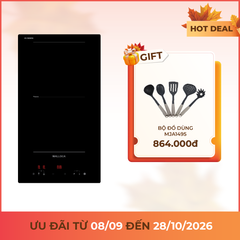 Bếp từ Domino 2 vùng nấu 30cm Flexzone Malloca MDI302FZ