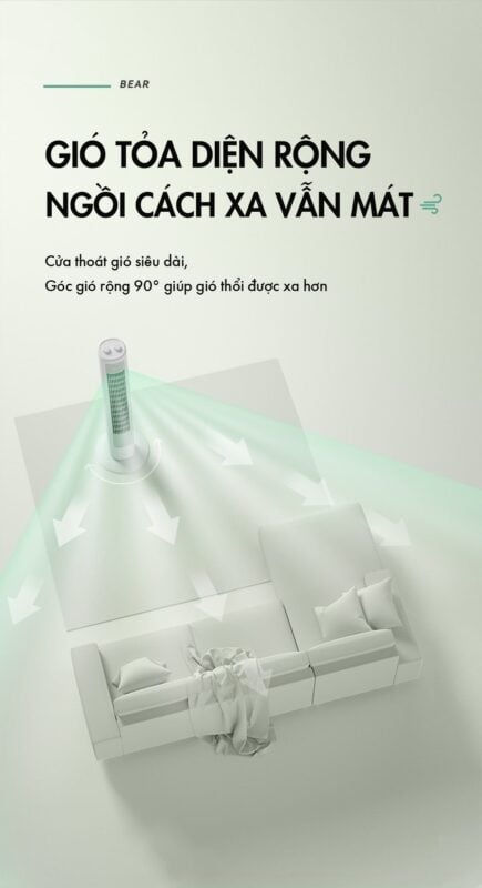Quạt tháp Bear DFS-D40G1 quạt tháp – ảnh 7