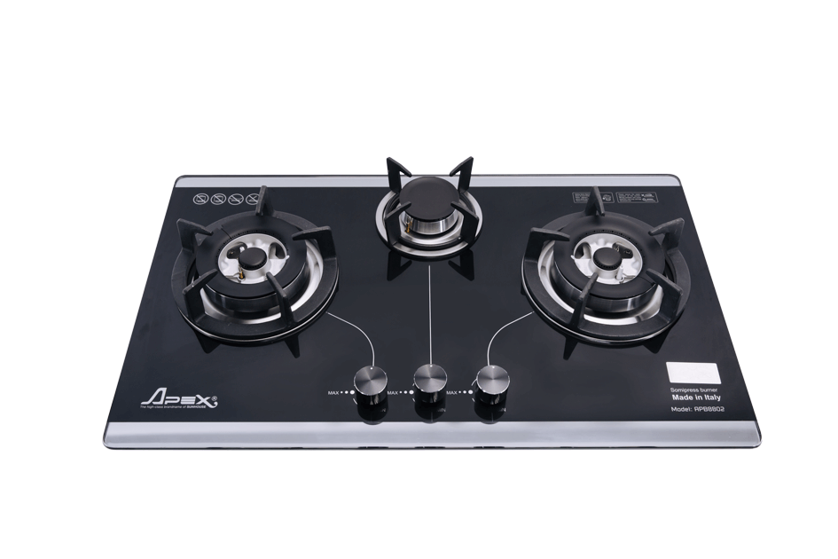 Bếp gas âm kính somipress cao cấp apex 3 lò APB8802 – ảnh 7