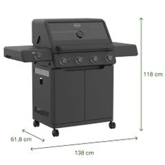 Bếp nướng gas Rösle ALLFLAME Prime 4 18000 W ảnh 8