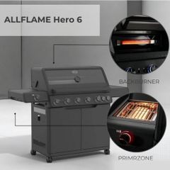 Bếp nướng gas Rösle ALLFLAME Hero 6 28000 W ảnh 4