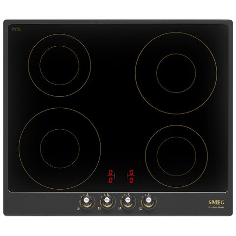 Bếp từ 4 vùng nấu Smeg SI764 7400 W Cortina