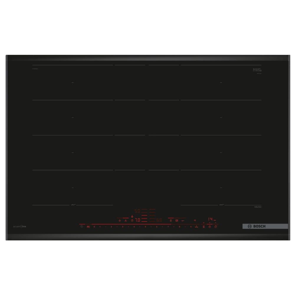 Bếp từ đa điểm Bosch PXY895DV1E Series 8 Accent Line 7400 W