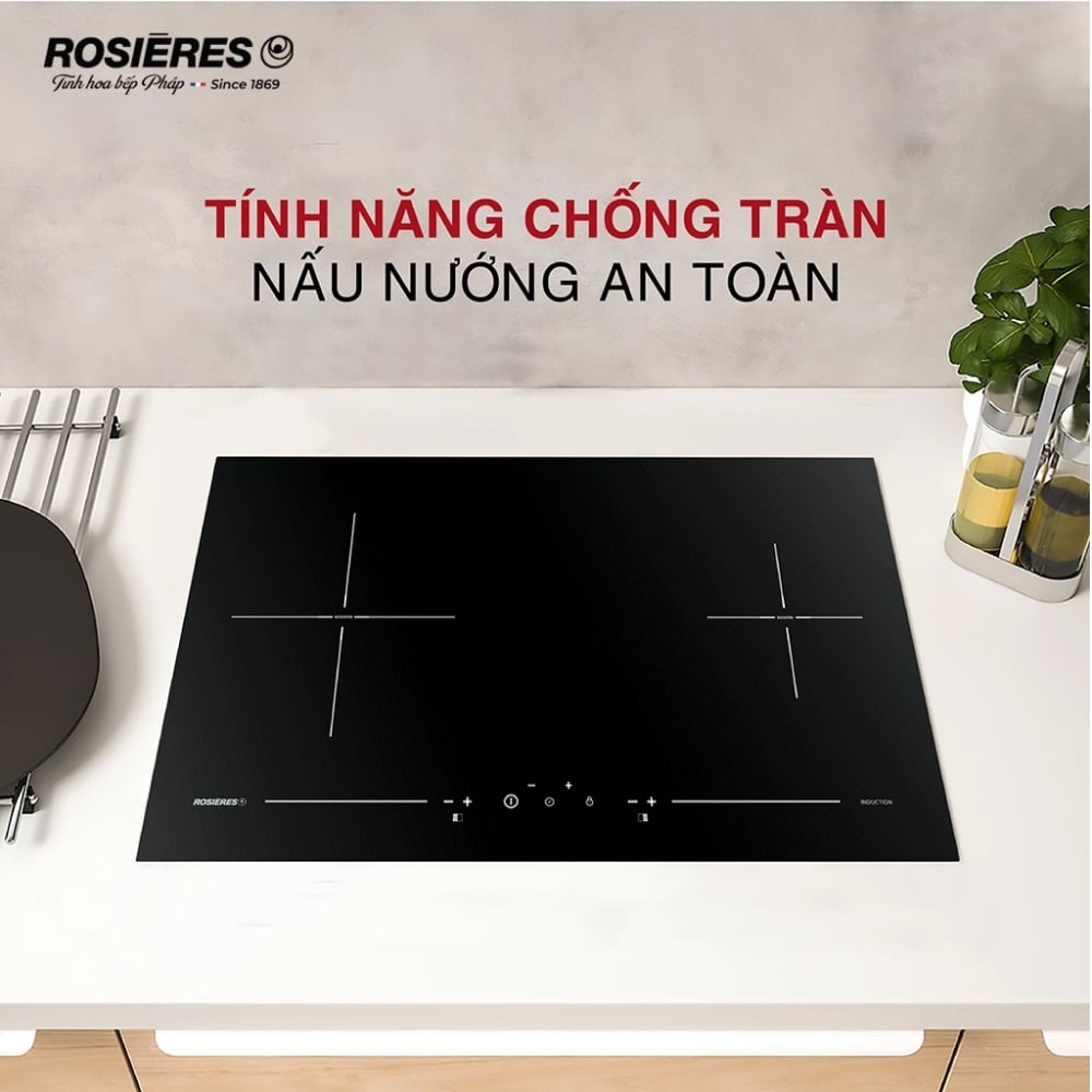 Bếp từ đôi Rosières RPI7220/1 3600 W – ảnh 2