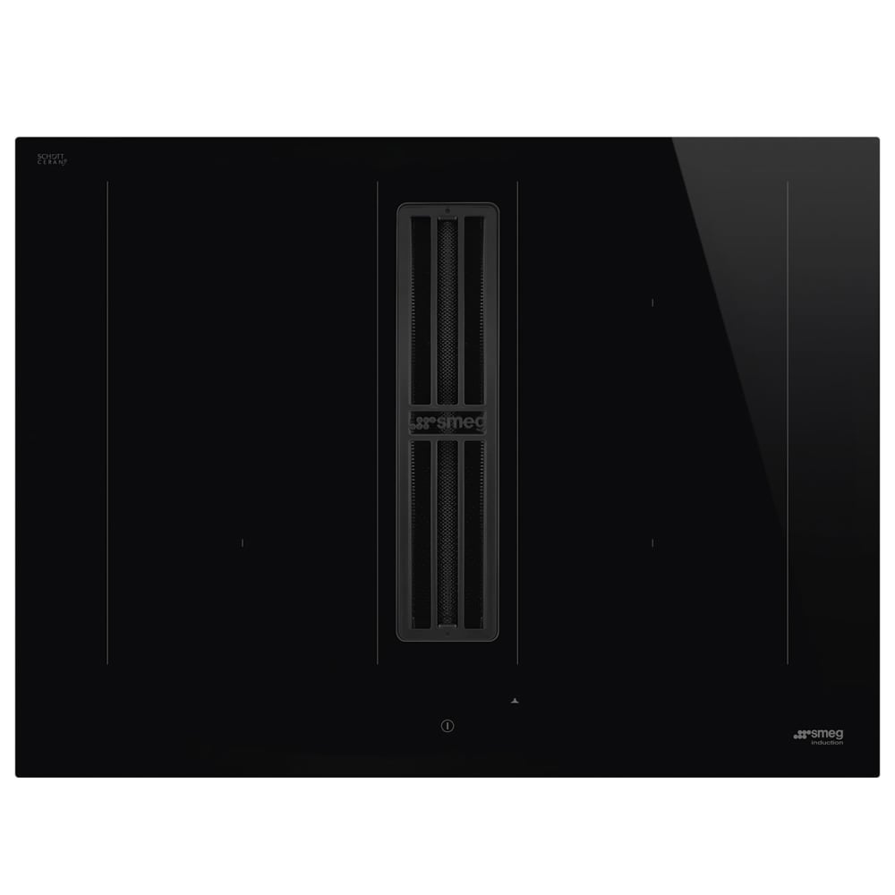 Bếp từ kết hợp hút mùi 4 vùng nấu Smeg HOBD472D2 7620 W Universale