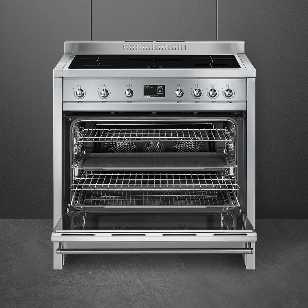 Bếp từ kết hợp lò nướng Smeg A1PYID-9 Classica 11400 W – ảnh 2