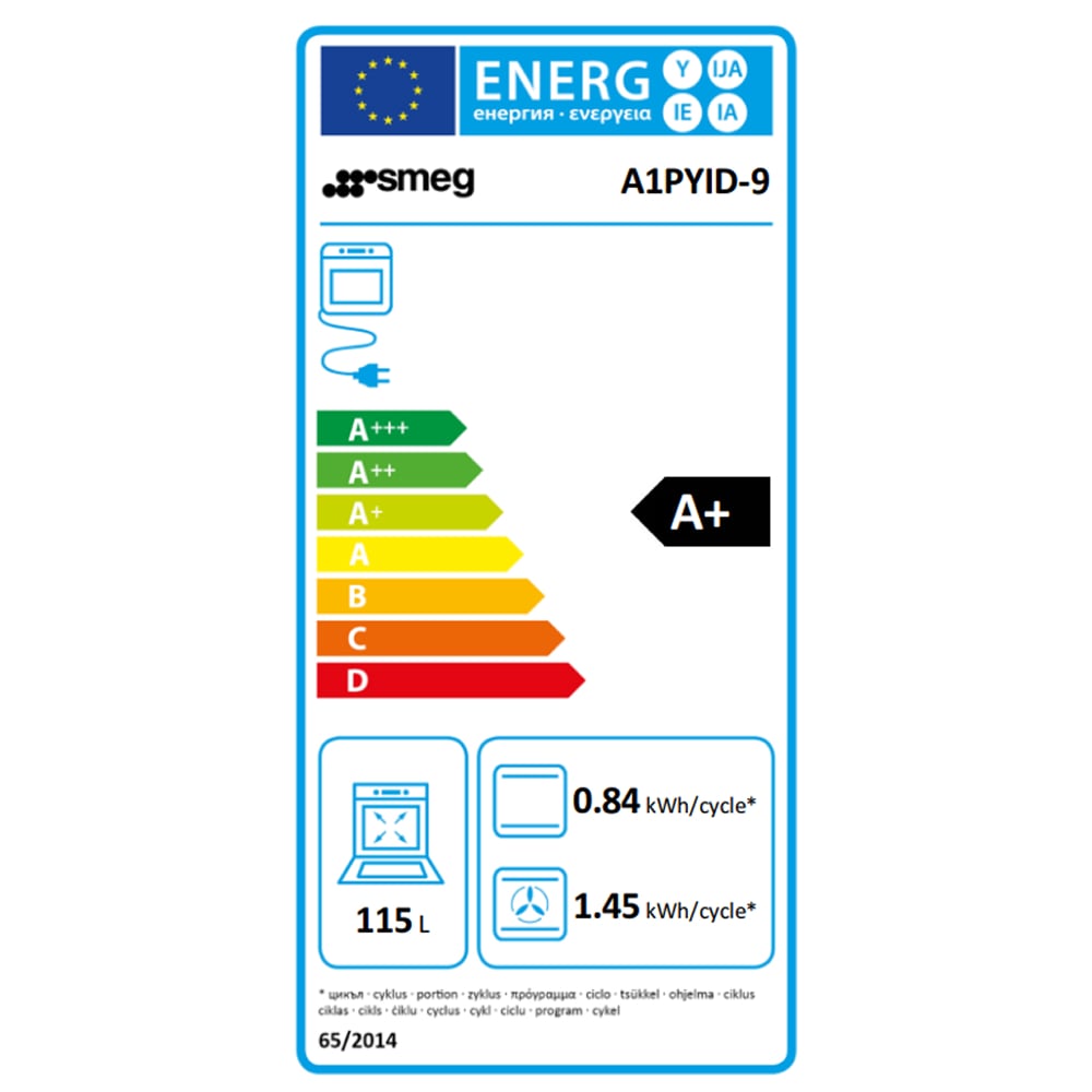 Bếp từ kết hợp lò nướng Smeg A1PYID-9 Classica 11400 W – ảnh 6