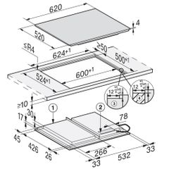 Bếp từ đa điểm Miele KM 7667 FL 7400 W ảnh 8