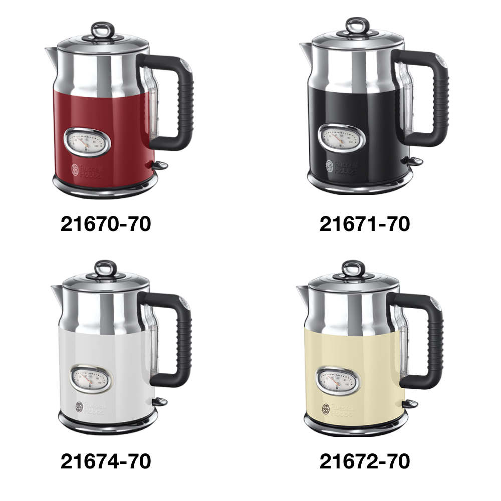 Ấm đun siêu tốc Russell Hobbs 2167 Retro – ảnh 2