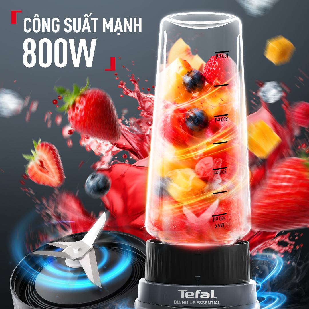 Máy xay sinh tố Tefal Blendup Essential BL1EHBF0, 800W – ảnh 2