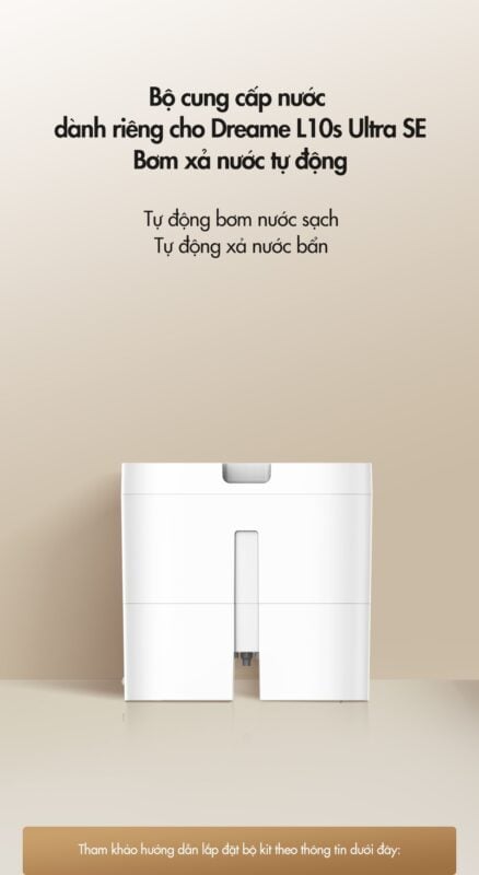 Bộ bơm xả nước tự động Dreame L10S Ultra SE – ảnh 2