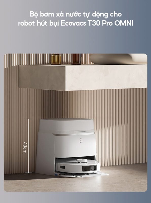 Bộ bơm xả nước tự động Ecovacs T30 Pro OMNI – ảnh 2