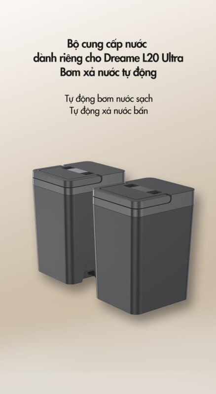 Bộ bơm xả nước tự động Dreame L20 Ultra – ảnh 2