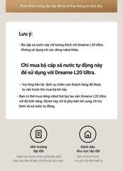 Bộ bơm xả nước tự động Dreame L20 Ultra ảnh 3