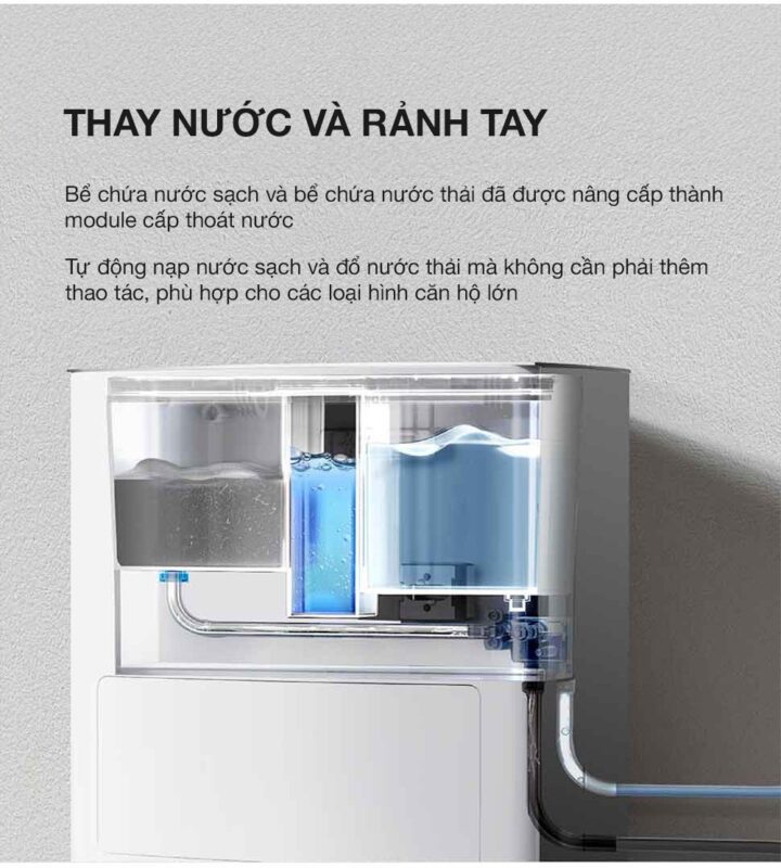 Bộ bơm xả nước tự động Ecovacs X2 OMNI – ảnh 7