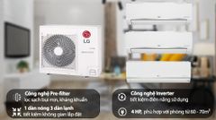 Bộ máy lạnh multi LG Inverter 3 Dàn Lạnh 4 HP Z4UQ36GFA0-2 ảnh 4
