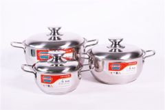 Bộ nồi inox 3 đáy Sunhouse SH335 ảnh 3