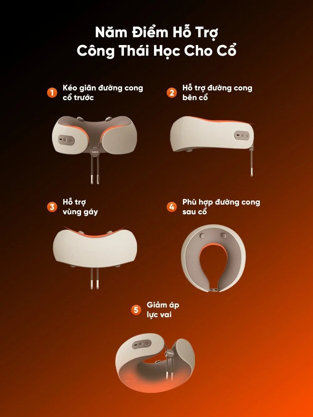 Gối Massage Cổ Breo C1 – ảnh 2