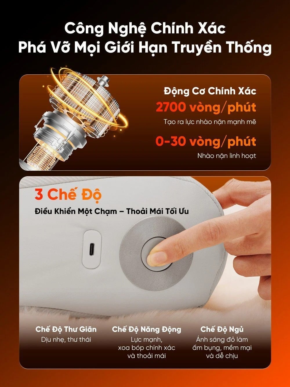 Gối Massage Cổ Và Lưng Đa Năng Breo P2 – ảnh 7