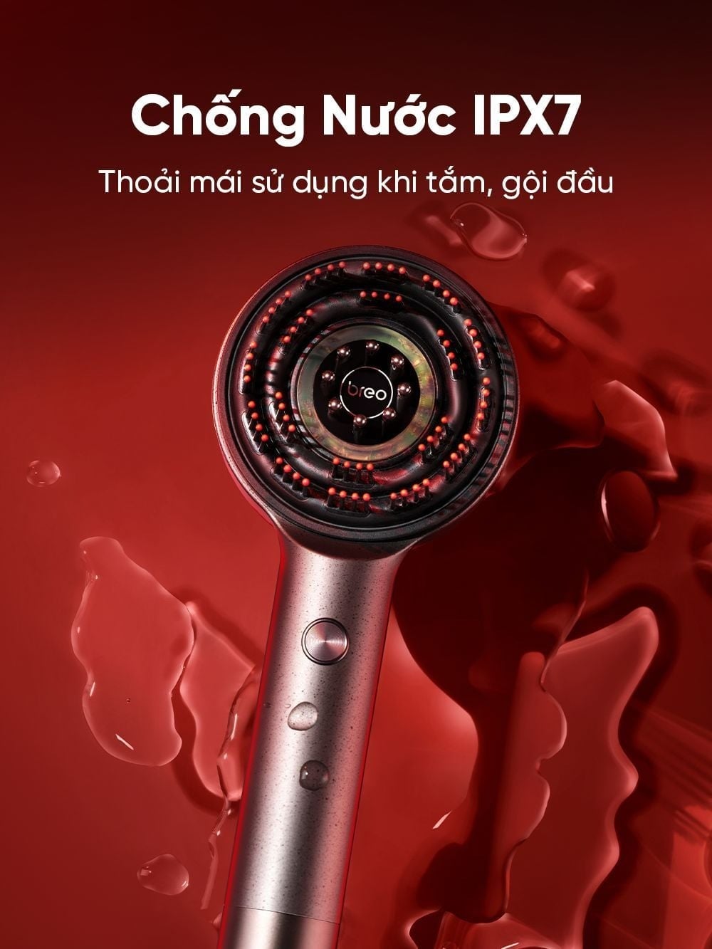 Lược Điện Massage Da Đầu Breo Scalp 3 – ảnh 8
