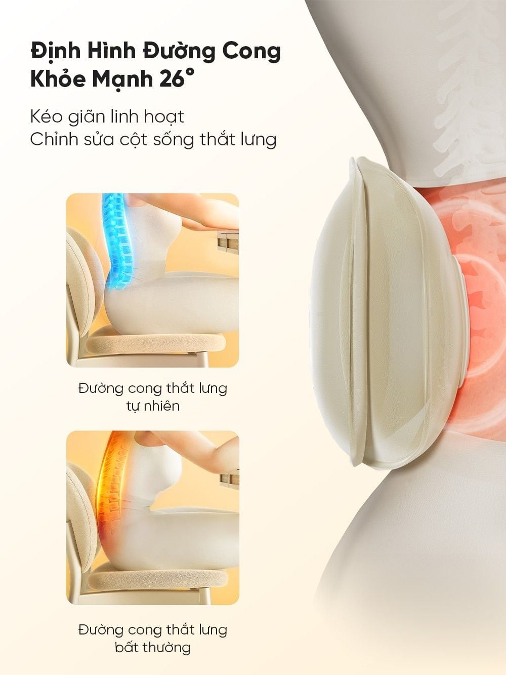 Đai Massage Chườm Nóng Bụng Và Thắt Lưng Breo Y2 – ảnh 6
