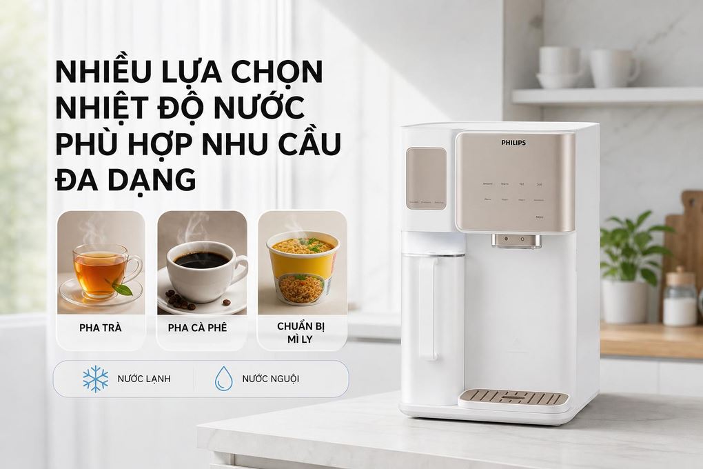 Máy lọc nước Philips ADD6922CG/97 - hình ảnh thực tế Máy lọc nước Philips ADD6922CG/97 - hình ảnh thực tế