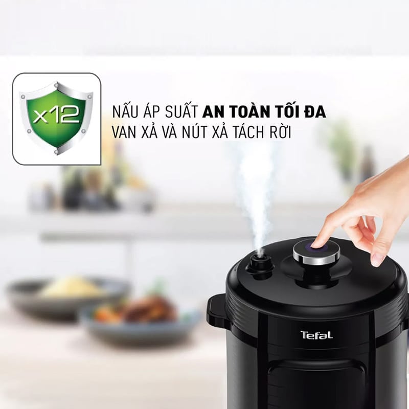Nồi áp suất điện đa năng Tefal Home Chef CY601868 - 6L – ảnh 3