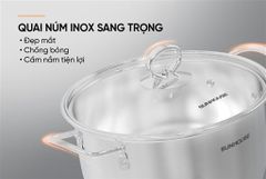 Nồi inox 5 đáy Sunhouse SHG788-24 ảnh 6