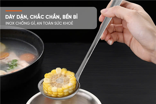 Muôi vá múc canh 290 inox Sunhouse KS-LA290I – ảnh 3