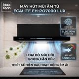  Máy Hút Mùi Âm Tủ Ecalite EH-PO7000 LUX - Công Suất Cực Đại 1200m3/h 