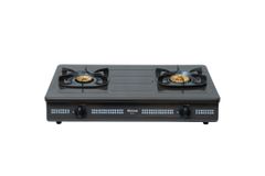 Bếp gas dương Rinnai RV-377(G)N 702mm 2 lò nấu, mặt thép phủ men
