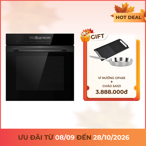 Lò nướng âm tủ 60cm dung tích 72L Malloca MOV1372BS