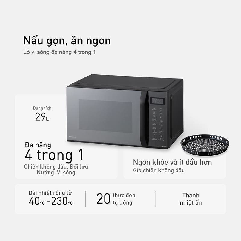 Lò vi sóng 29L Panasonic NN-CT56RBYUE