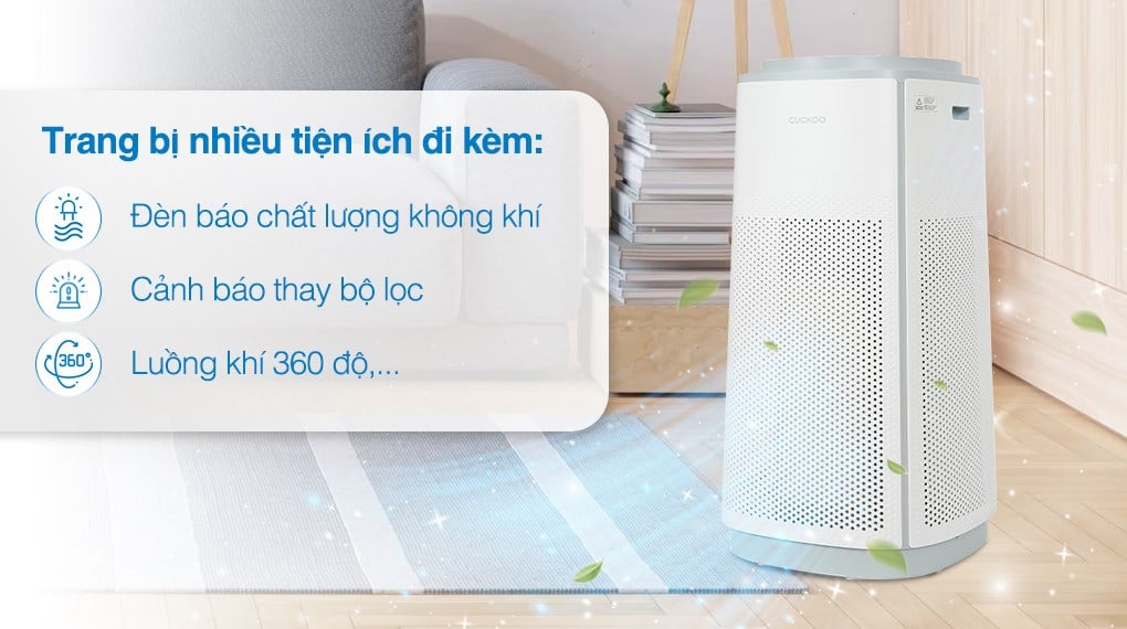 Máy lọc không khí Cuckoo CAC-K1910FW 60W – ảnh 8