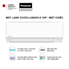 Máy lạnh điều hòa Inverter 1HP 1 chiều Panasonic CU/CS-LU9AKH-8 ảnh 2