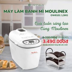 Máy Làm Bánh Mì Moulinex OW6101 1,5kg