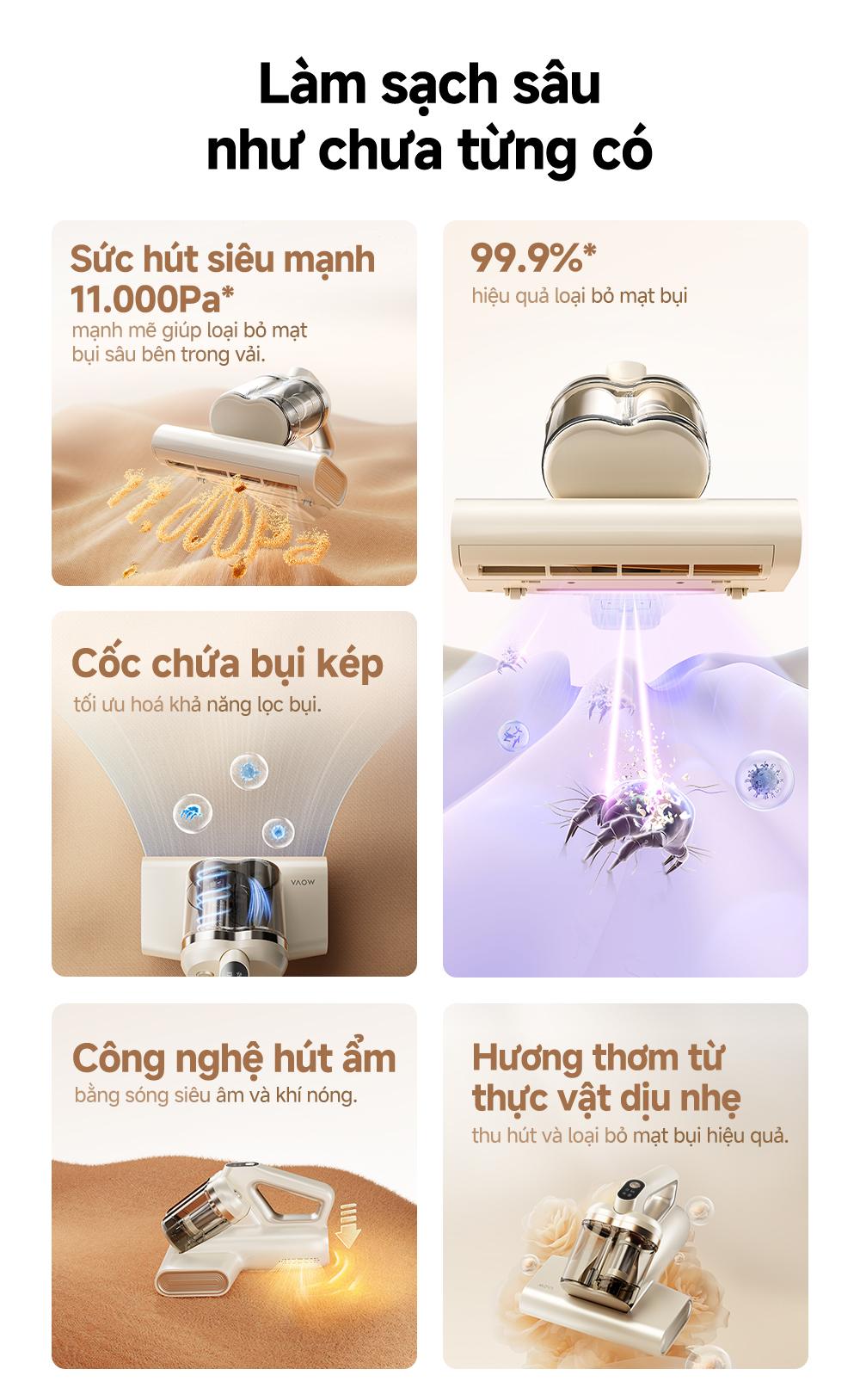 Máy hút bụi giường nệm Mova D10 Max máy hút bụi giường nệm – ảnh 7