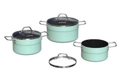 Bộ nồi chống dính đáy từ Sunhouse eco SHG1122M ảnh 1