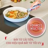  Bộ 5 nồi chảo 2 cán rời Tefal Ingenio Serenity L827SB04, 16/20/22/26/28cm, 4 nắp 16/20, xanh dương 