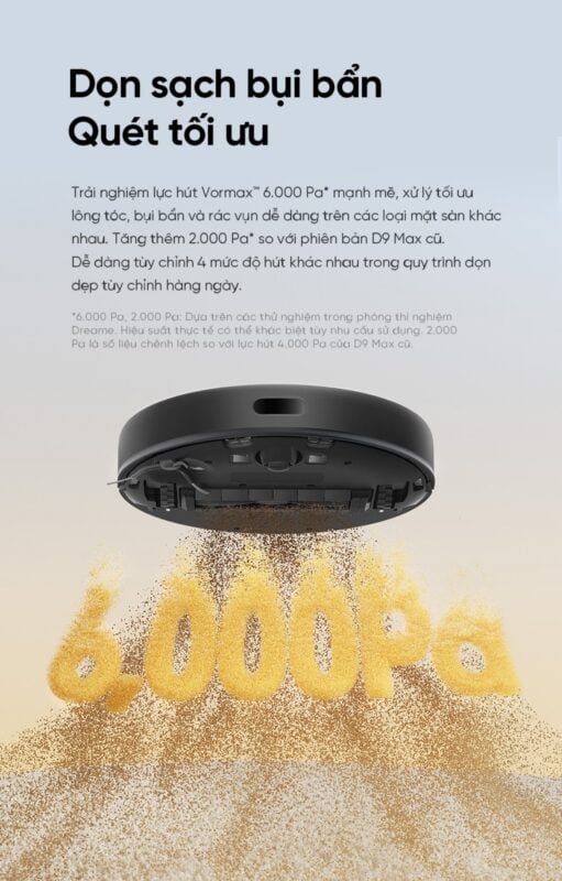 Robot hút bụi Dreame D9 Max Gen 2 – ảnh 8