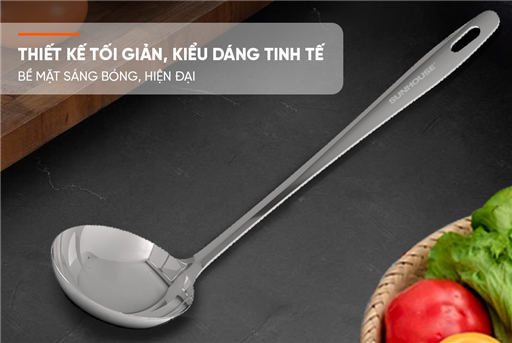 Muôi vá múc canh 290 inox Sunhouse KS-LA290I – ảnh 4