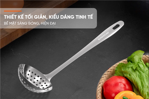 Muôi vá thủng 290 inox Sunhouse KS-SL290I – ảnh 4