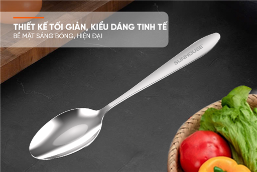 Thìa muỗng ăn lớn 210 inox Sunhouse KS-PO210I – ảnh 4