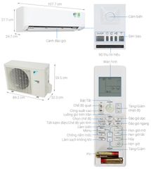 Máy lạnh Daikin Inverter 2 HP FTKZ50VVMV