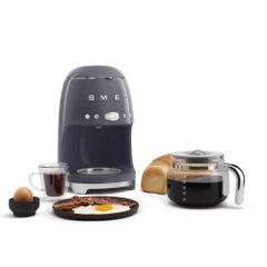 Máy Pha Cafe Phin Smeg DCF02GREU Slate Grey ảnh 2