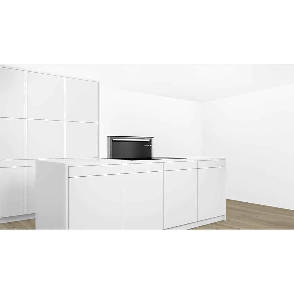 Hút gió mạnh 750 m³/h – Máy hút mùi Bosch DDD97BM69 Series 8 Âm Bàn