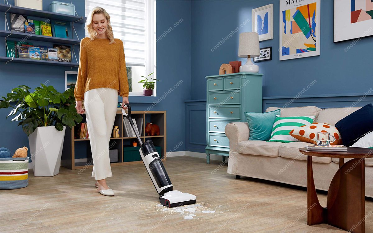 Máy hút bụi lau nhà Roborock Dyad Air con lăn tràn viền 1 bên – ảnh 5
