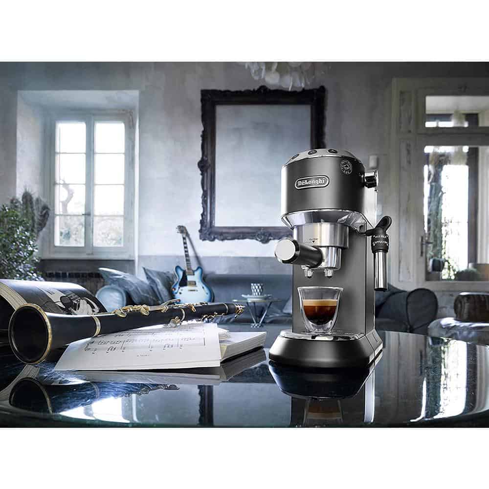 Máy pha cafe thủ công DeLonghi EC685.BK Dedica Style – ảnh 7